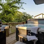 Modern Luxury Hot Tub Mini Golf Elevator Views Nashville