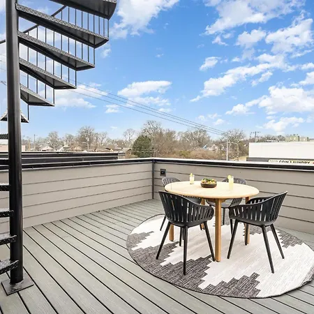 Aerie-rooftop Patio & Spa-mins To Ted Rhodes Golf Holiday home *