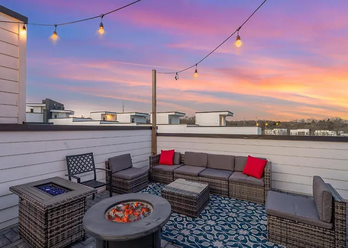 Nashville Nest - Rooftop Patio - Mins To Broadway