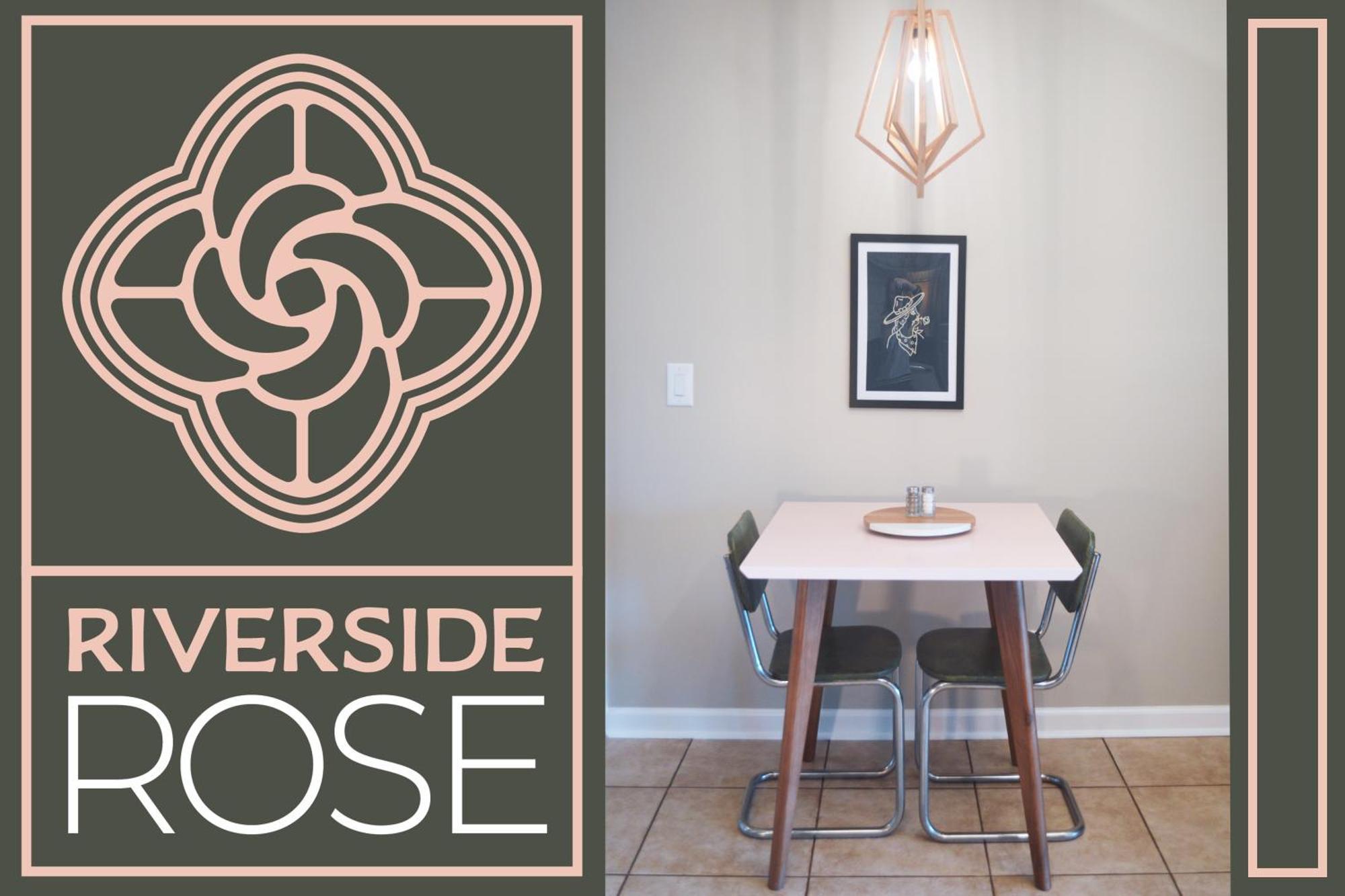 Riverside Rose - Stylish Riverfront Getaway *