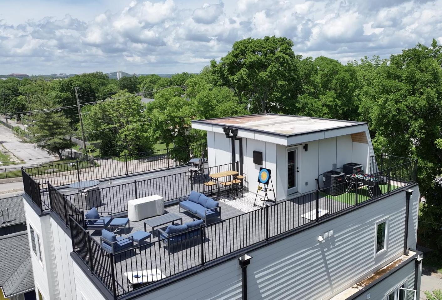 New Elevations Rooftop 5 Min To Downtown Nash Villa *