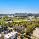The Americana Abode Rooftop Hot Tub Game Room