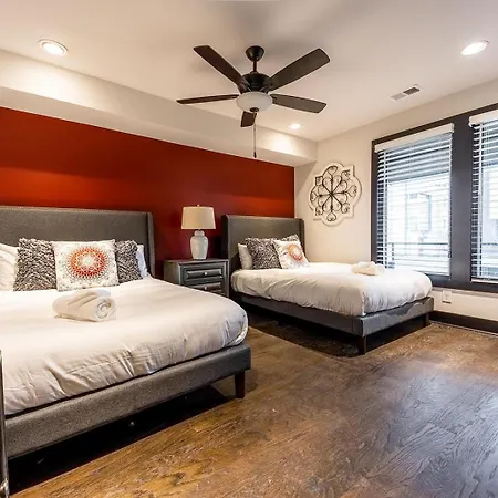 2 Designer Gulch Homes - Rooftop Hot Tub - Sleeps 24 * Nashville