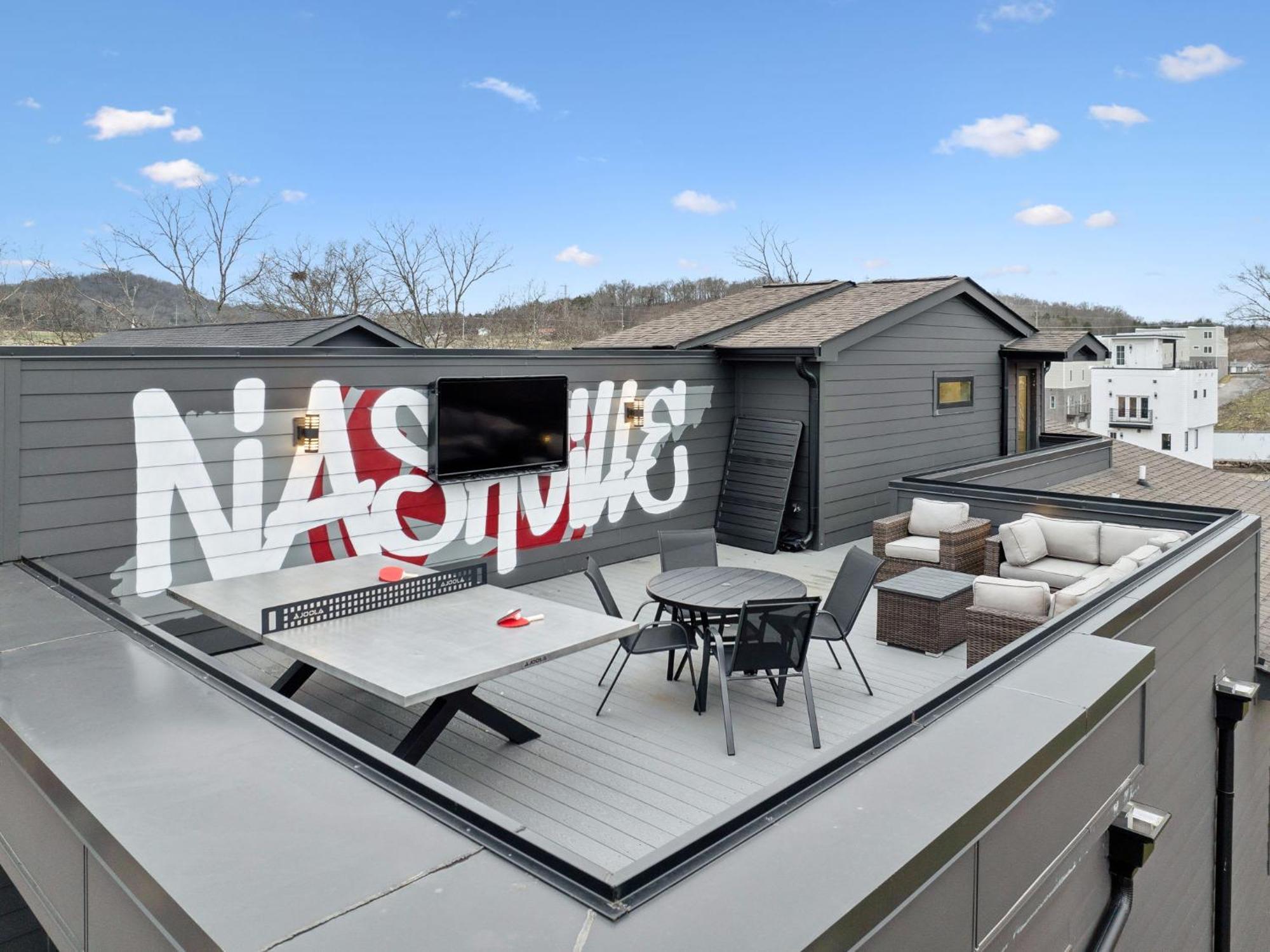 Upscale Multi-level Rooftop & Game Fun Nashville