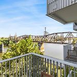 Lovely River View Walk To Downtown Has Garage And Balcony