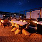 Rooftop Fire Pit Lounge Skyline Dt Nash Views