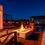Rooftop Fire Pit Lounge Skyline Dt Nash Views