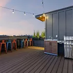 Rooftop Hot Tub Game Barrel Sauna Nashville