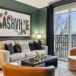 Music Muse Downtown Nashville, 5 Mins To Lower Broadway Apartment *