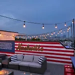Rooftop Deck & Shuffleboard Bbq Near Downtown