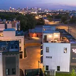 Rooftop Fire Pit Lounge Skyline Dt Nash Views