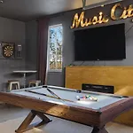Townhome With Rooftop Garage Pool Table By Belmont And Vanderbilt