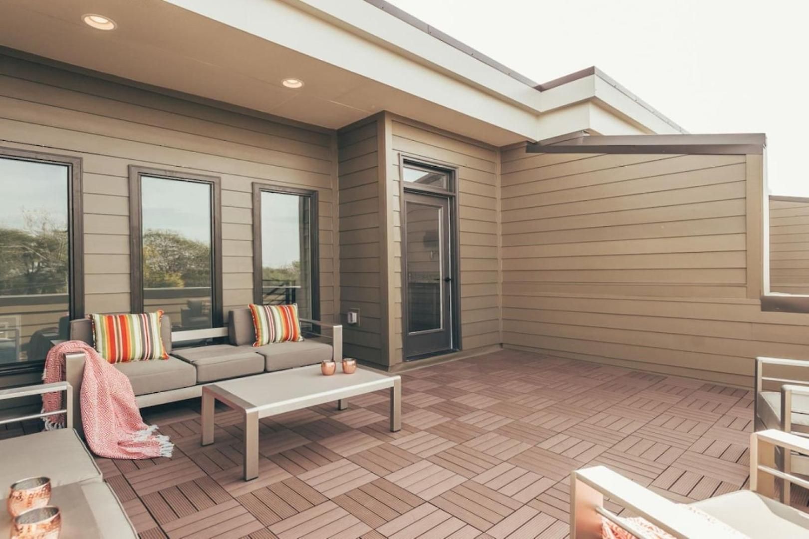 Rooftop Deck Modern Finishes With Charm Nashville