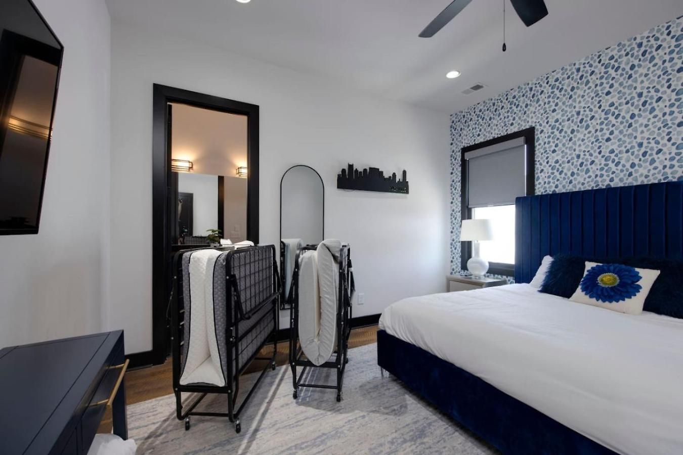 Two Townhomes Blue Dreams And Rustic Elegance