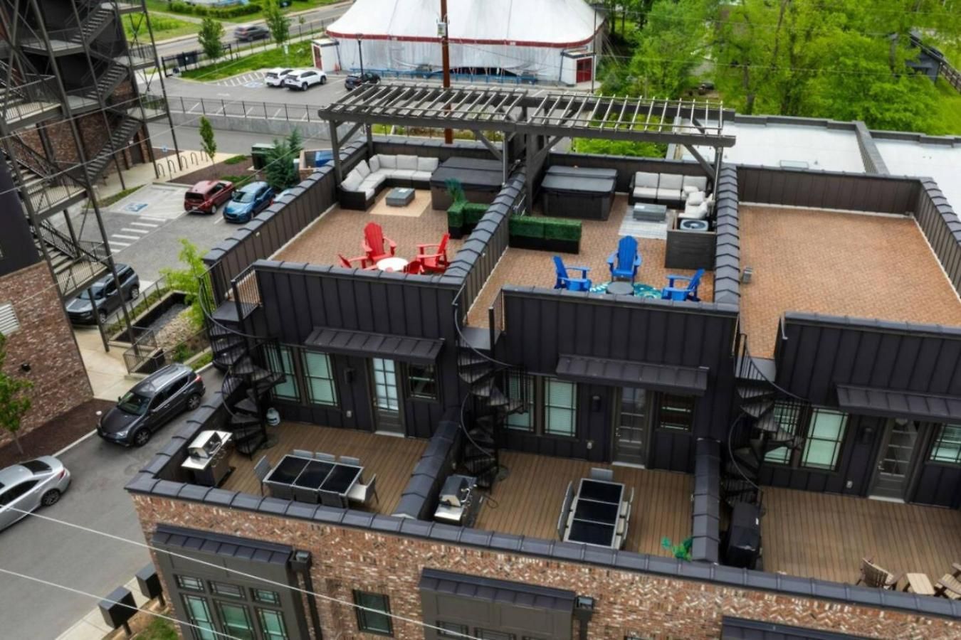 Blue Horizon - Hot Tub - Dual Rooftop Balconies *