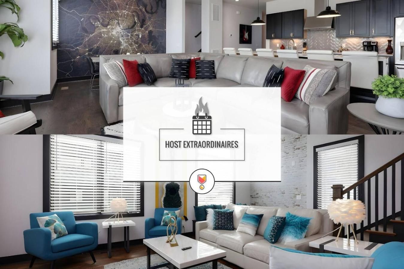 Holiday home Two Townhomes- Rooftop Lounge- Hot Tub- Views Nashville