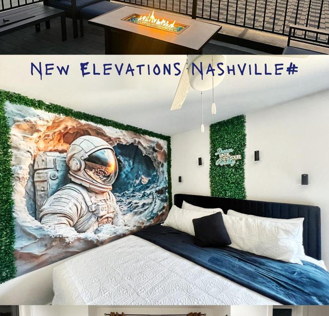 Villa New Elevations Rooftop 5 Min To Downtown Nash *