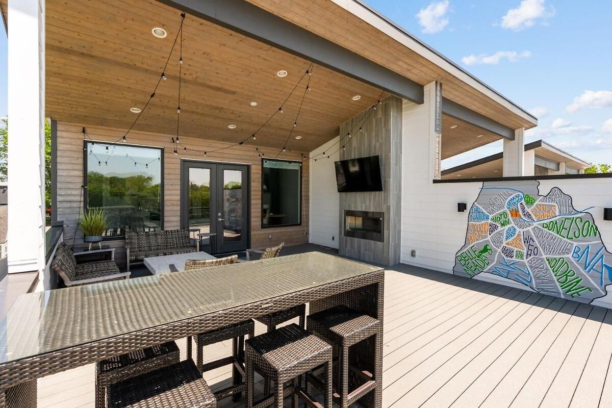 Always A Guest Favorite! Luxe With Huge Rooftop And 7 Beds Nashville