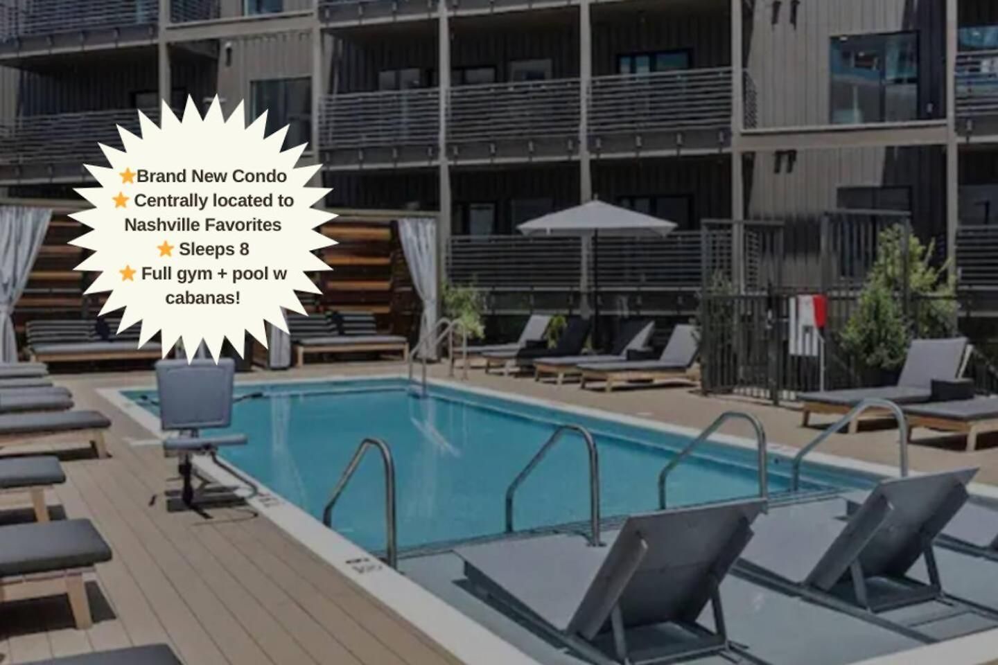 3br2ba Lux Pool Walk To Broadway 08mi Holiday home Nashville