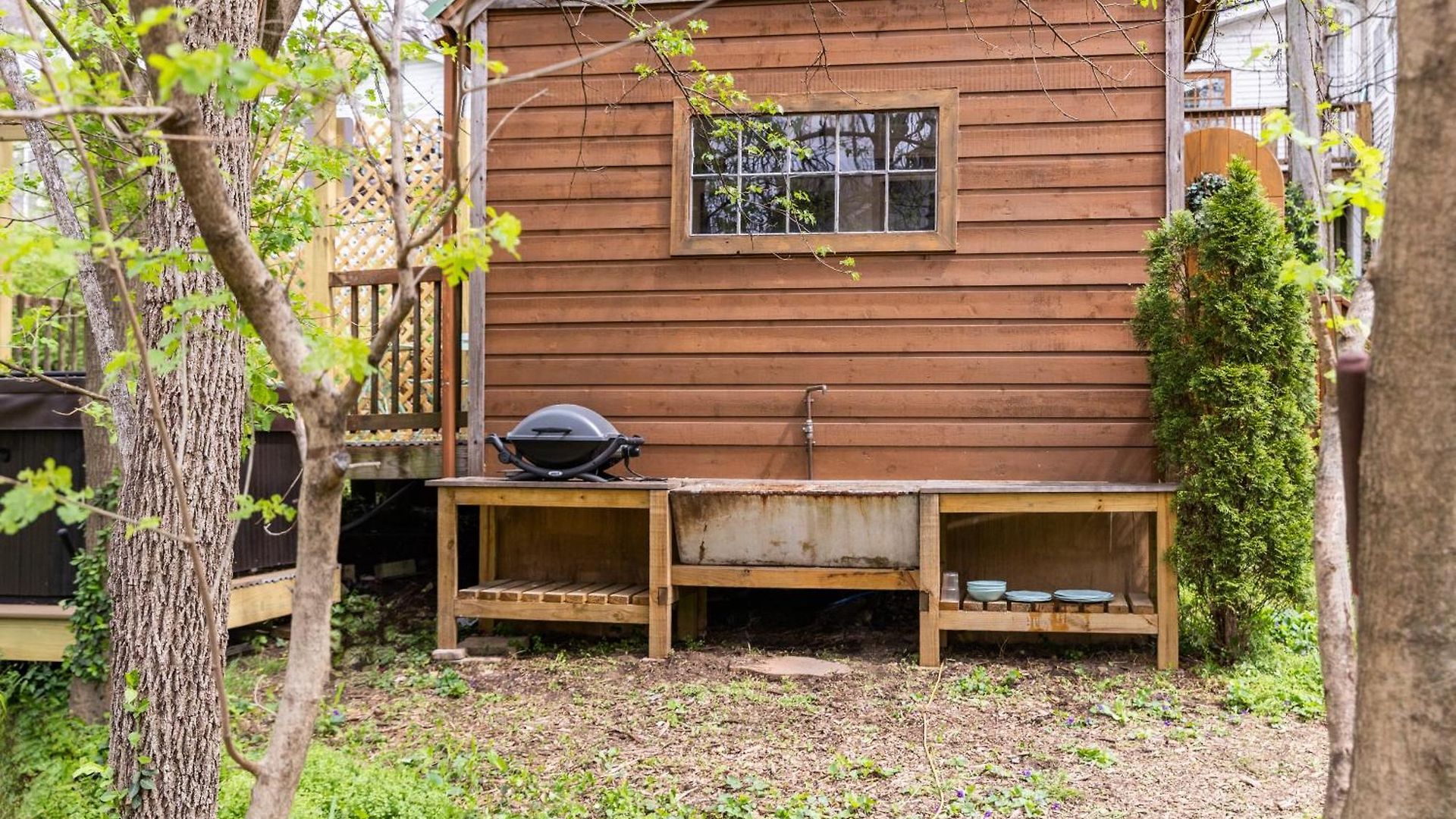 Holiday home Dreamy Tiny House With Hot Tub And Garden Patio Nashville