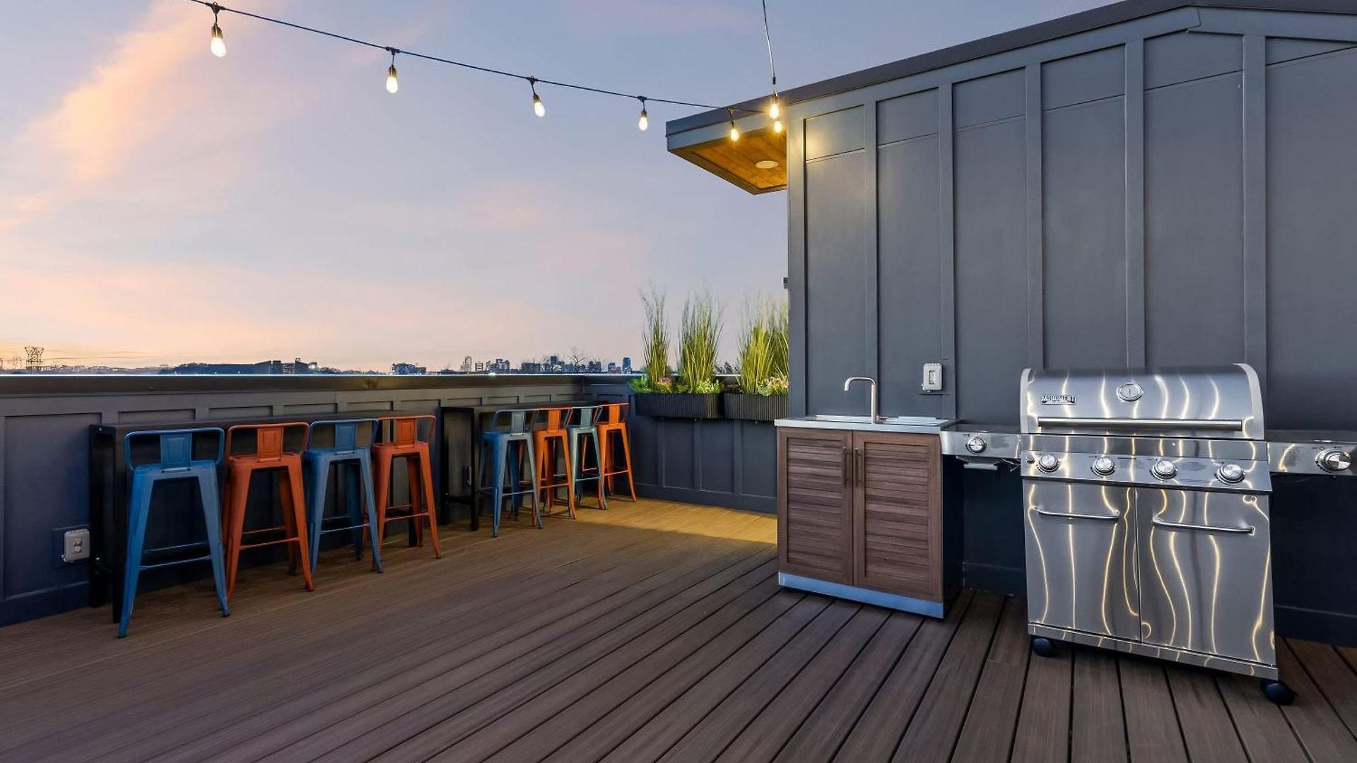 Rooftop Hot Tub Game Barrel Sauna Nashville