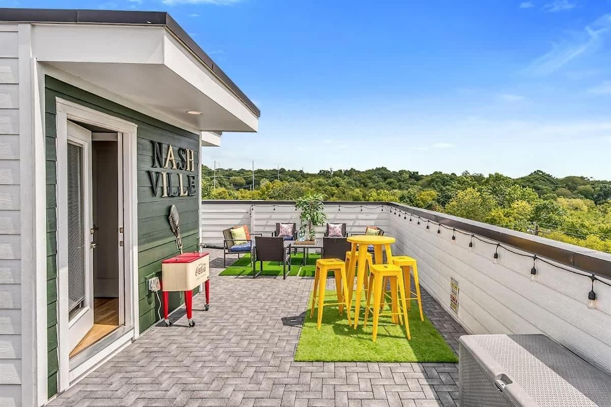 Spacious Sleeps 12 Rooftop Lounge * Nashville