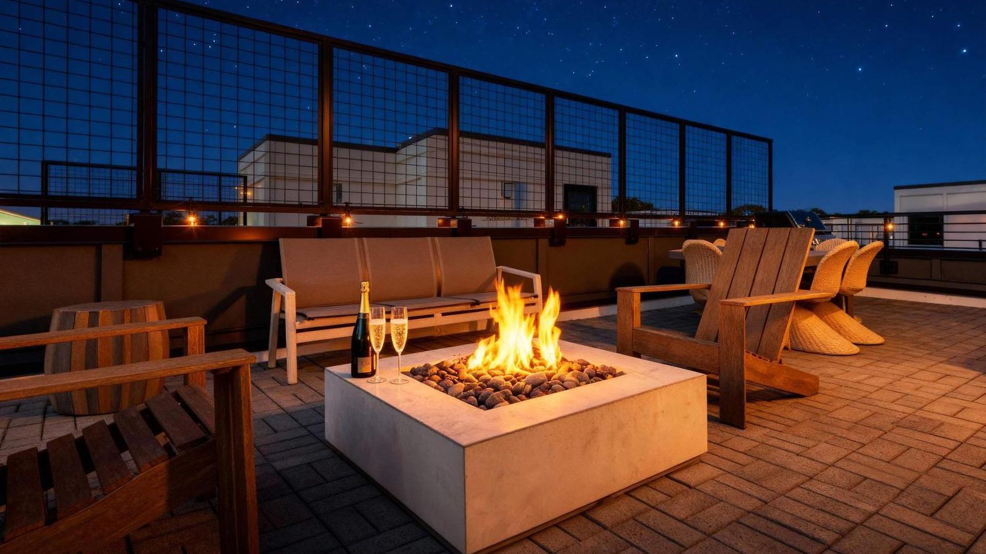 Rooftop Fire Pit & Skyline Views Near Broadway Holiday home *