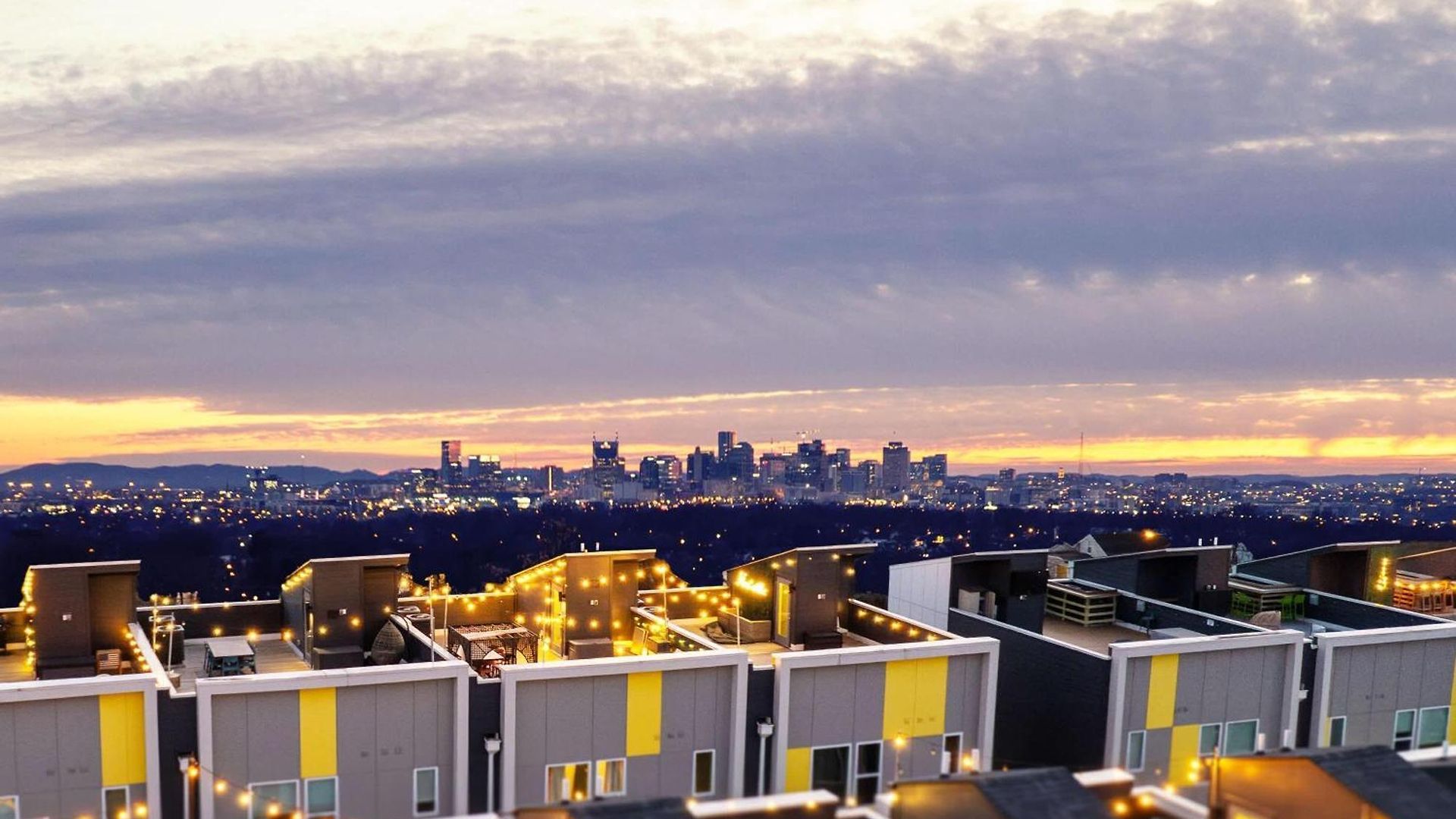 Rooftop Views Ping Pong Lounge Nashville