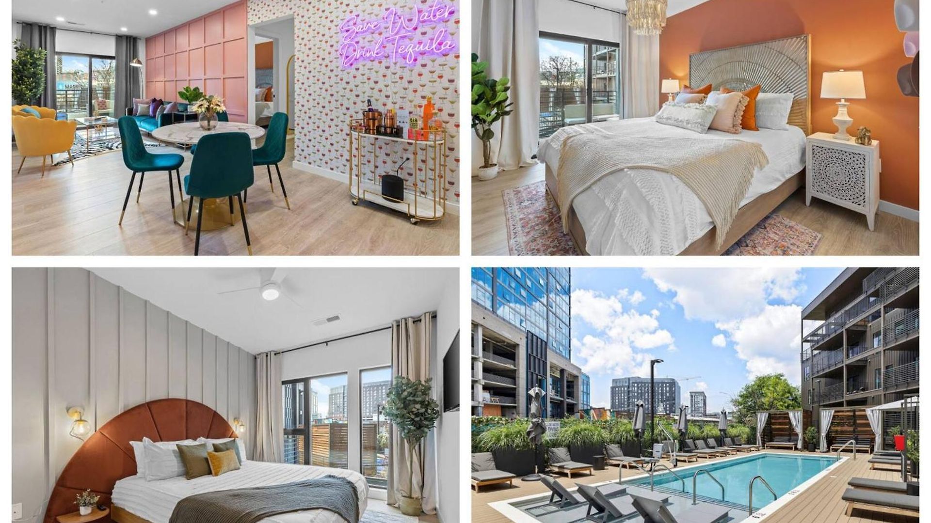 Walk To Broadway- Pool & Cabanas-luxury Apartment