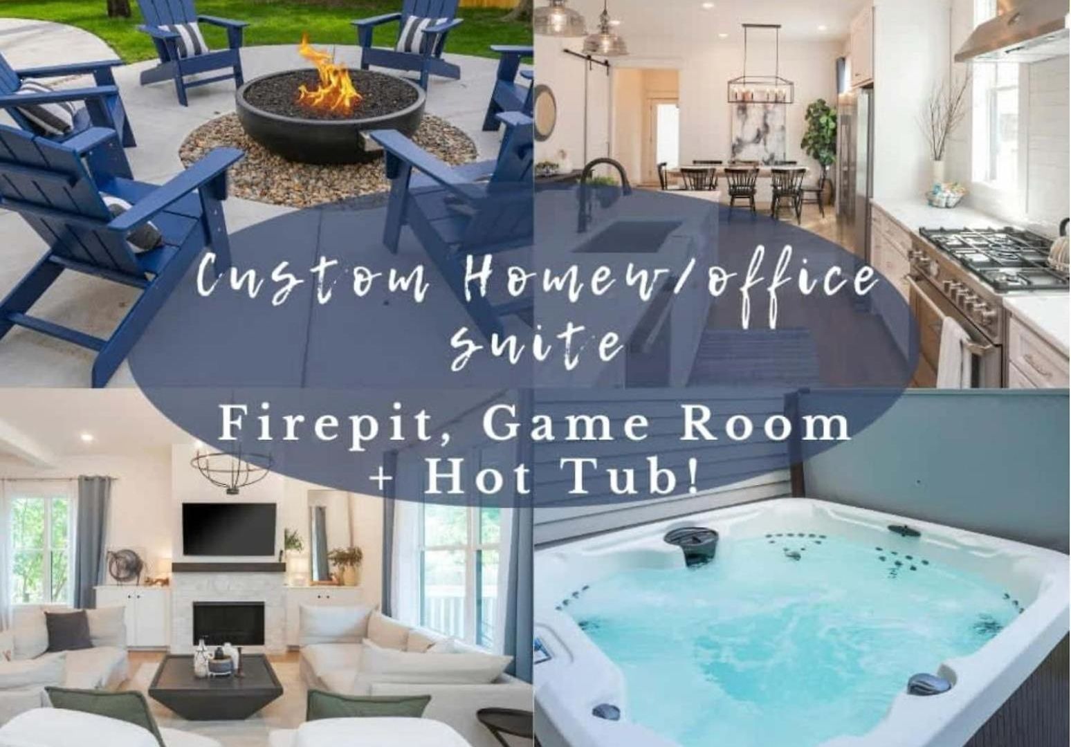 Holiday home Custom Office Game & Fire Pit