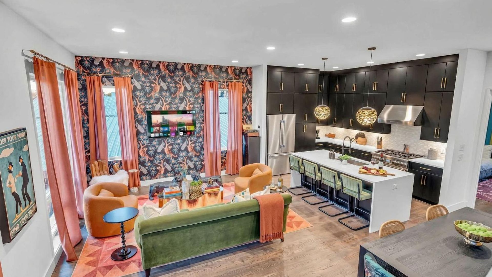 Disco Themed Hot Tub & Rooftop Decks In Nashville