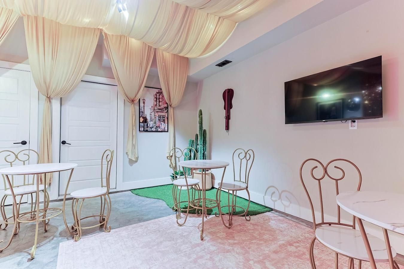 Glam Bachelorette Stage & Neon Vibes Holiday home