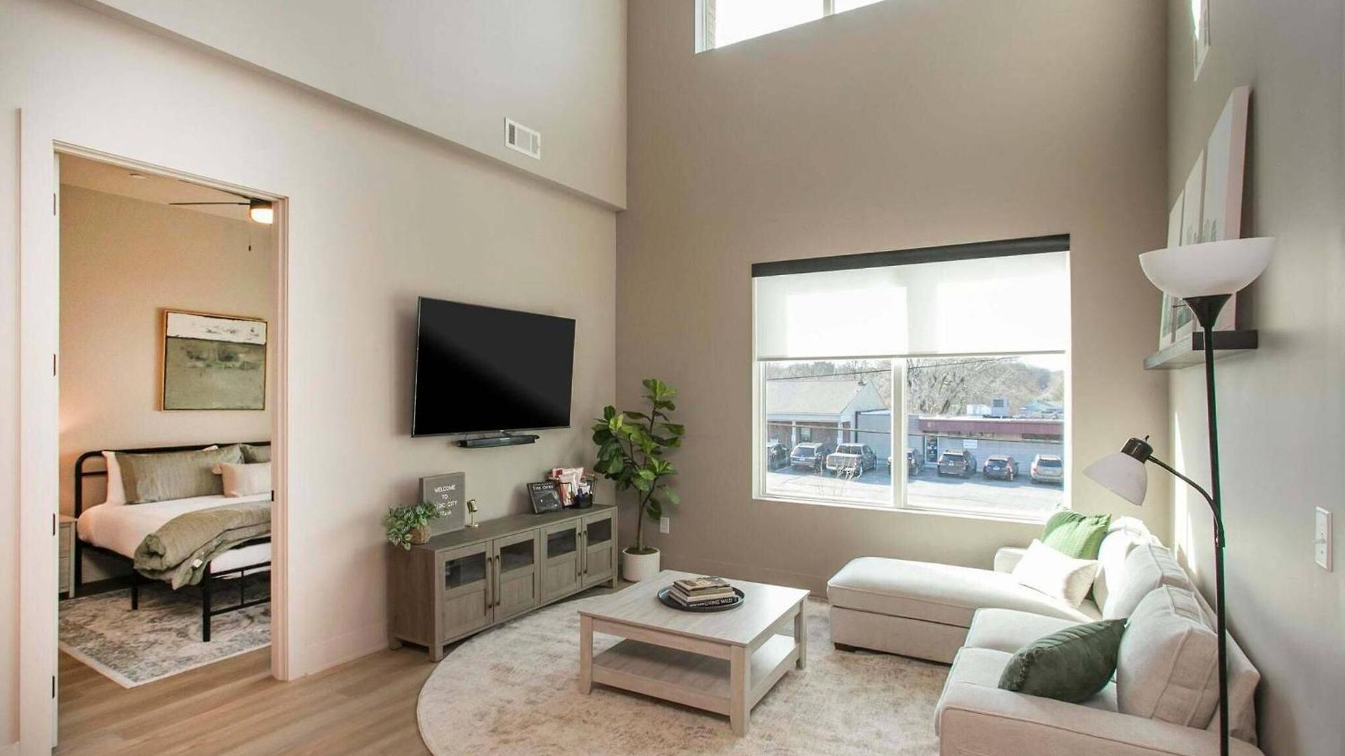 2 Bedroom + Loft Condo, Coffee Shop In Building