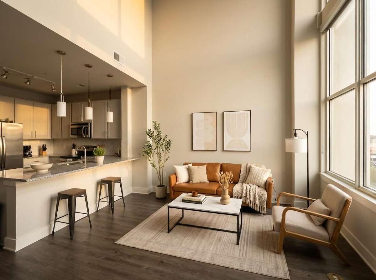 Apartment Boulevard Midtown 30ft Ceilings 1br 01 *