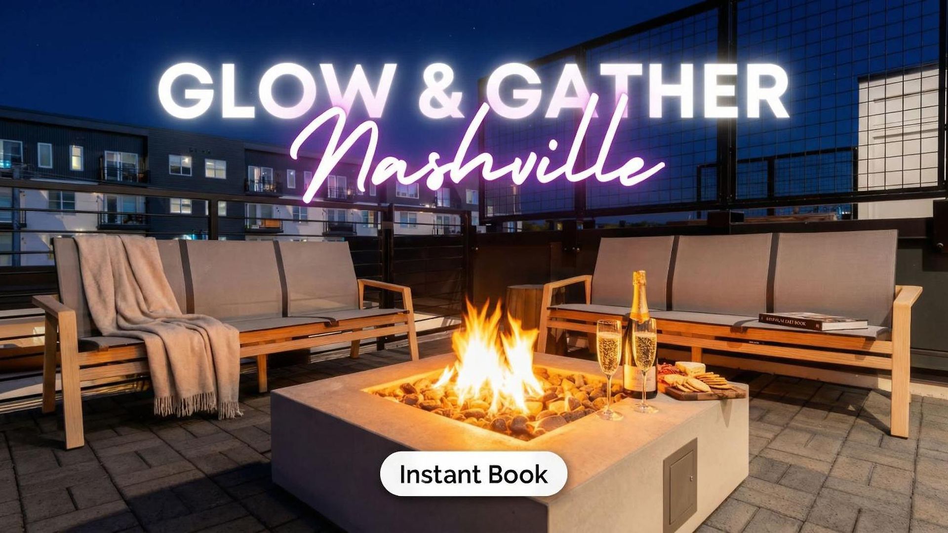 Rooftop Fire Pit & Skyline Views Near Broadway Holiday home Nashville