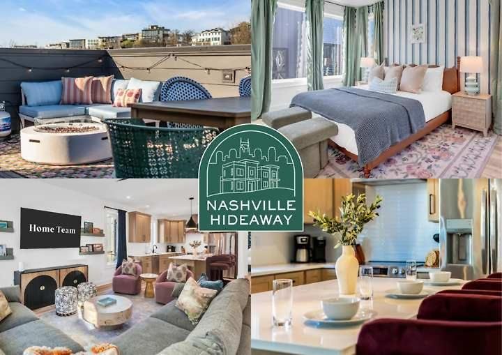 Apartment 4br Getaway - Rooftop Views - Fire Pit
