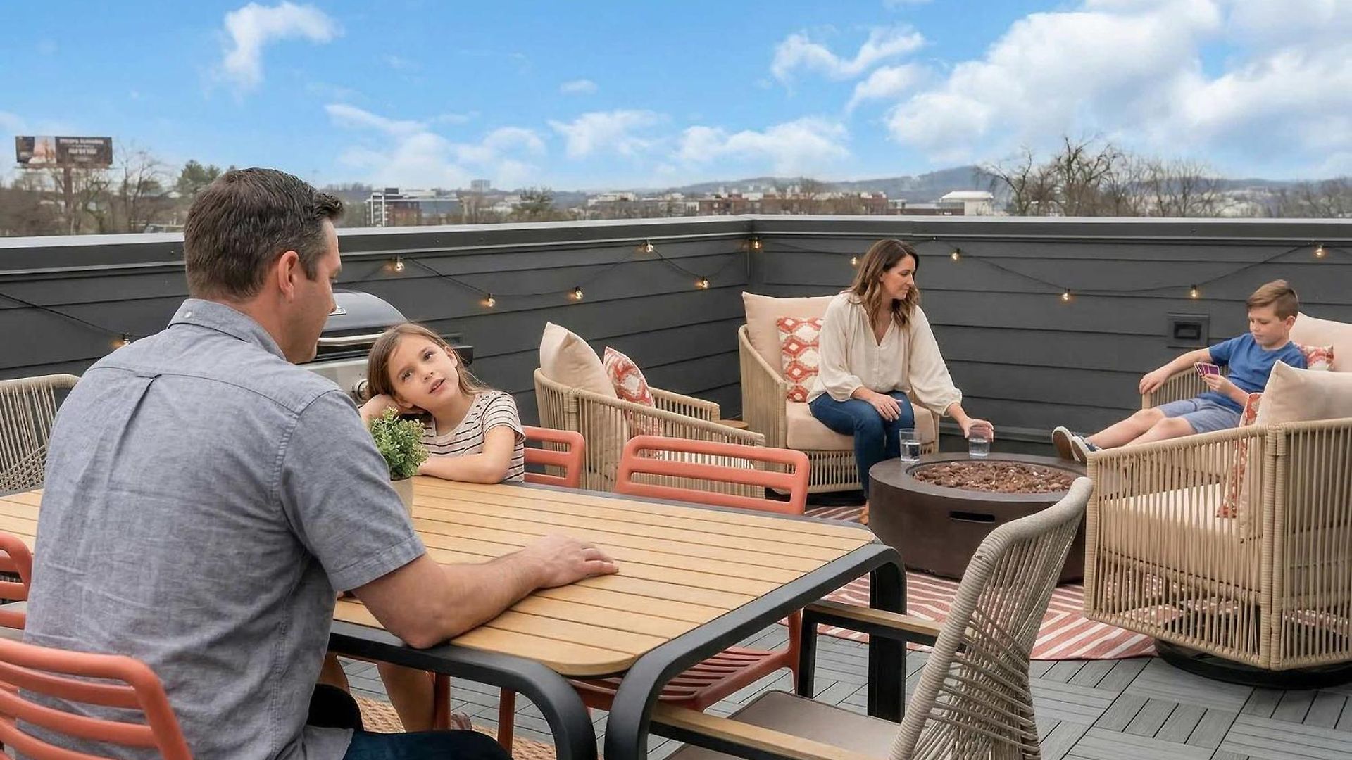 Rooftop Nights In - 3br - Office Apartment Nashville
