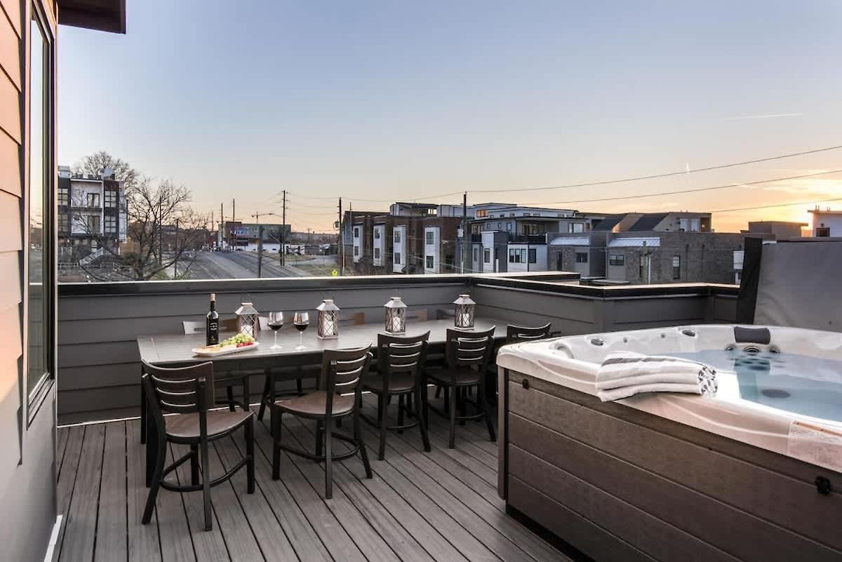 Urban Row - Rooftop Hottub - Heart Of Gulch