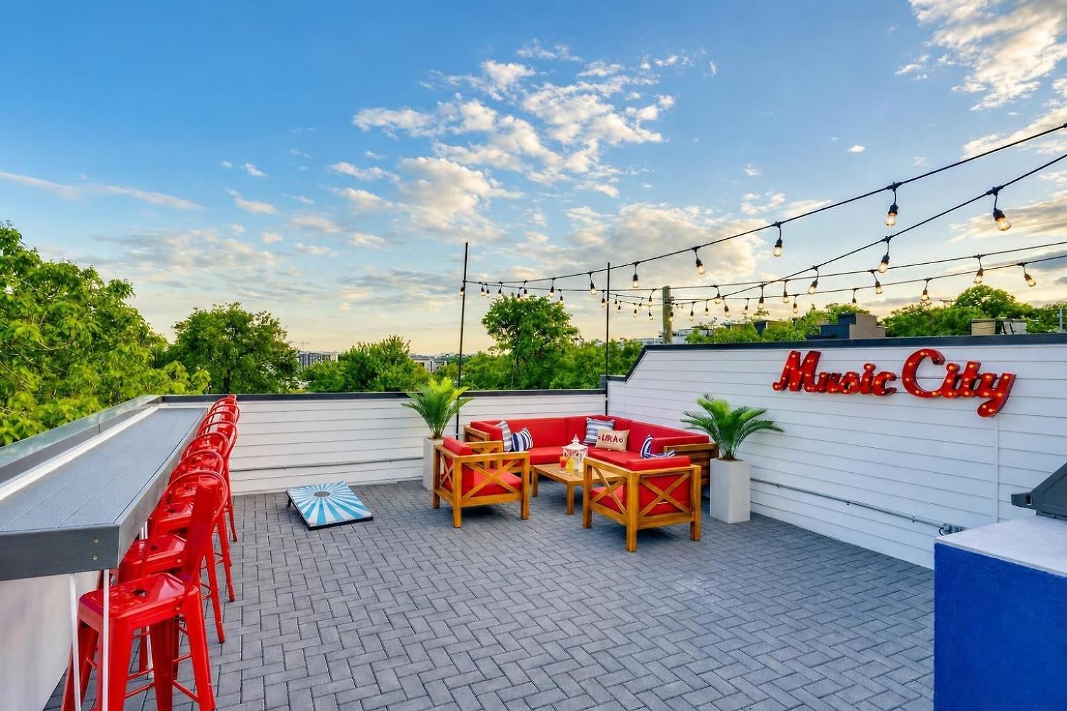 New Nashvegas Downtown Rooftop Views 13beds Nashville