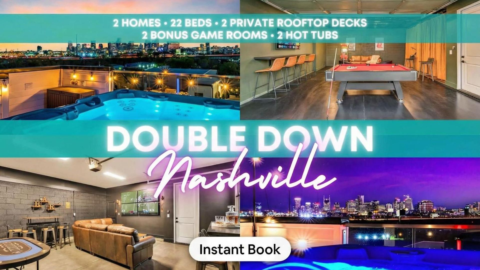 2 Hot Tubs Karaoke Game Downtown Holiday home