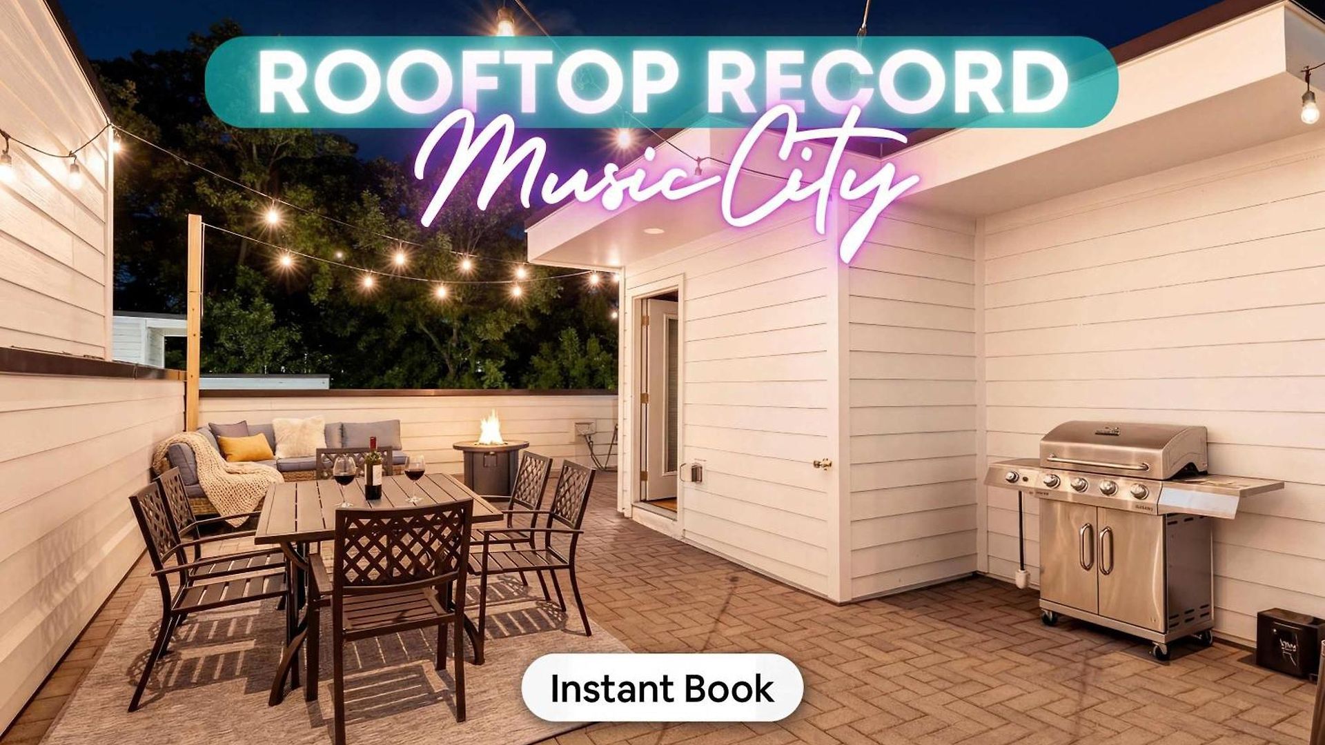 Grill Fire Pit & Views Near Downtown Nashville