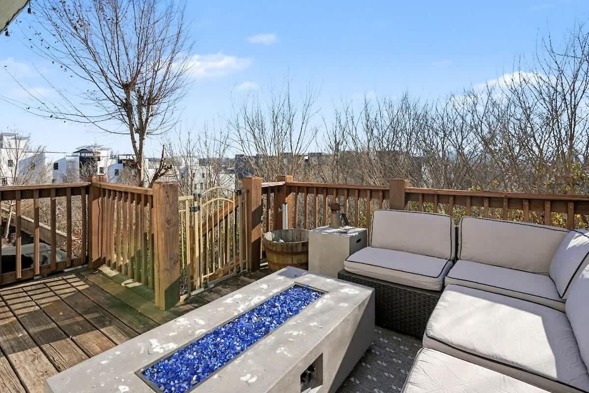Skyline View-patio & Fire Pit-mins To Germantown Nashville