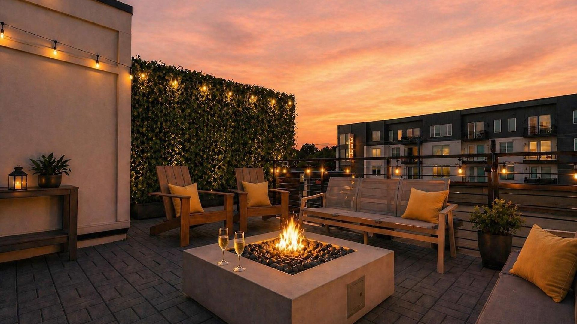 Nash Skyline Views Rooftop With Fire Pit Grill Holiday home *