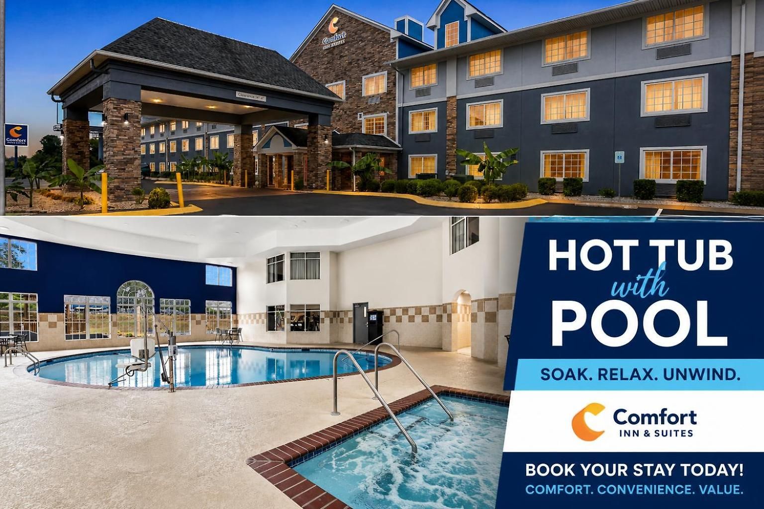 Comfort & Near Tanger Outlets I-24 Antioch 4*