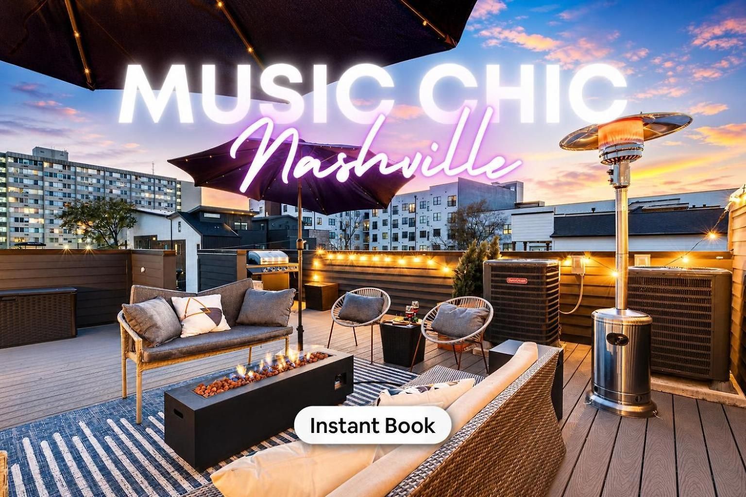 Nash Chic Near Dt Rooftop Luxe Comfort Nashville