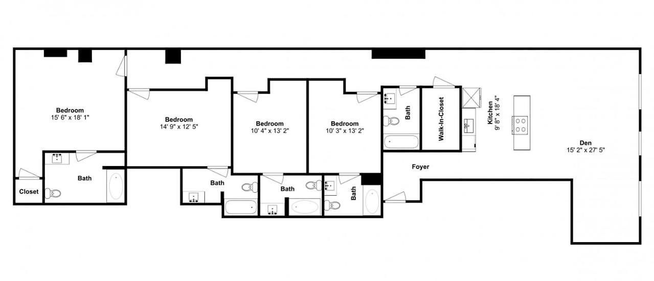 Apartment The Majestic Lofts *