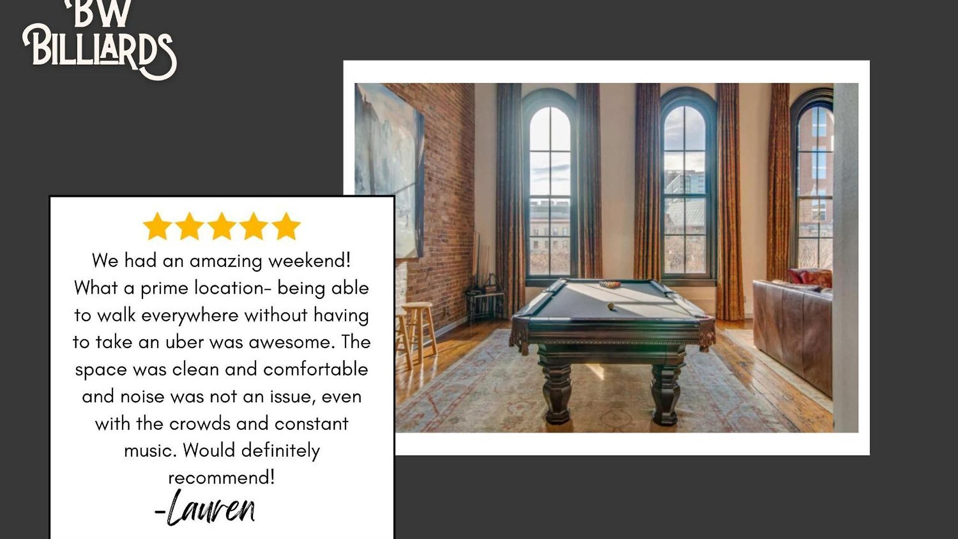 Beautiful For Family 6 W Billiards In Dt