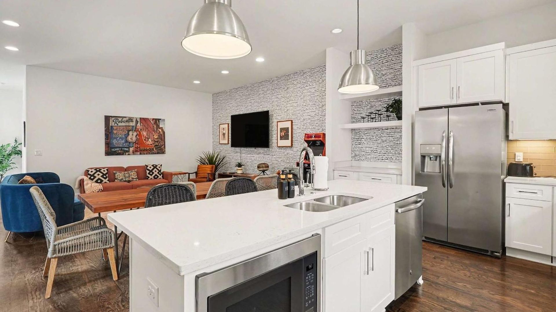 Chic Townhome X3 W Rooftop Views Near Broadway Nashville