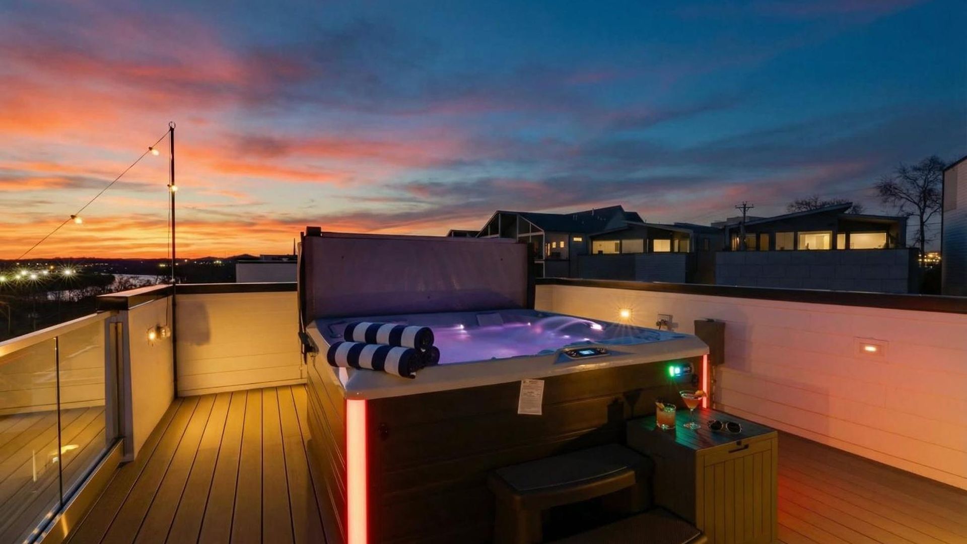 New We Roll Rooftop - Hot Tub With Views - 13 Beds Holiday home Nashville