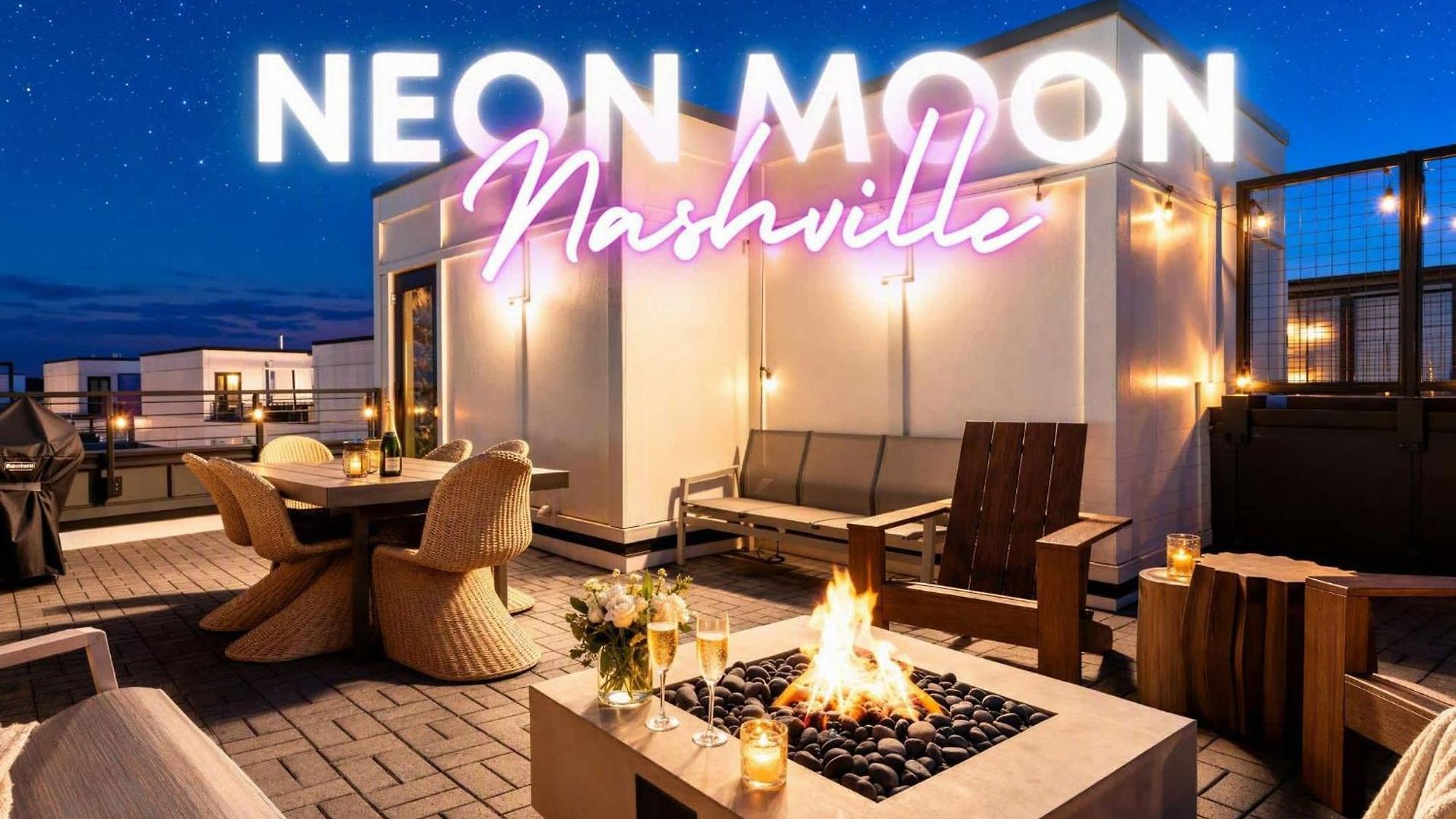Luxe 4br Retreat With Rooftop Fire Pit & Garage Holiday home